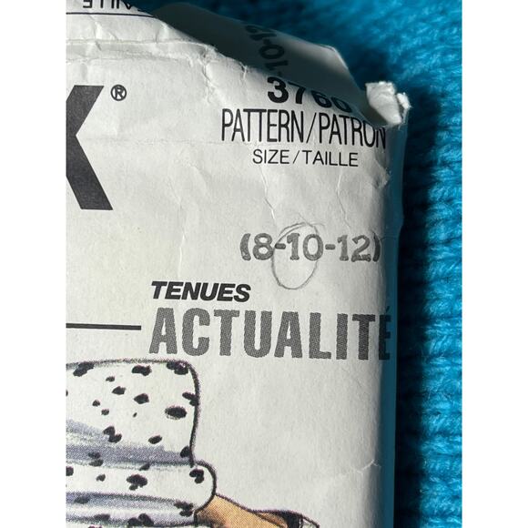 Butterick 3760 pattern Suit blazer top A line skirt straight pant size 8 10 - Picture 2 of 7